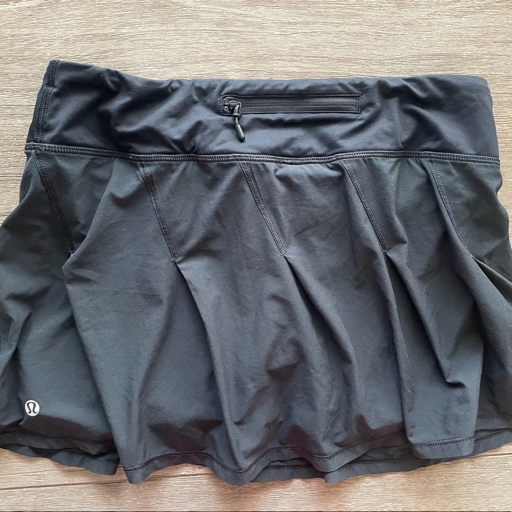 Lululemon Tennis skort- black size 6